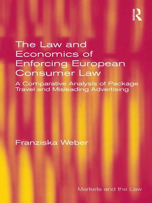 cover image of The Law and Economics of Enforcing European Consumer Law
